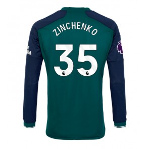 Arsenal Oleksandr Zinchenko #35 Replica Third Stadium Shirt 2023-24 Long Sleeve